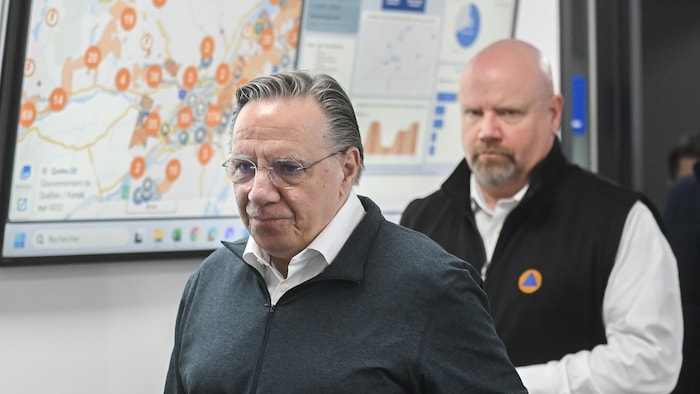 François Legault et Ian Lafrenière