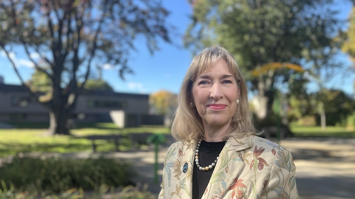 Portrait de Françoise Faverjon-Fortin, candidate de la CAQ dans Vanier-Les Rivières.