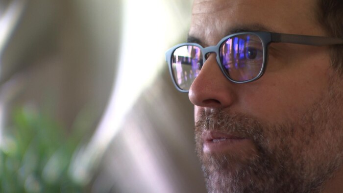 Gros plan de Frédérick Gaudreau.