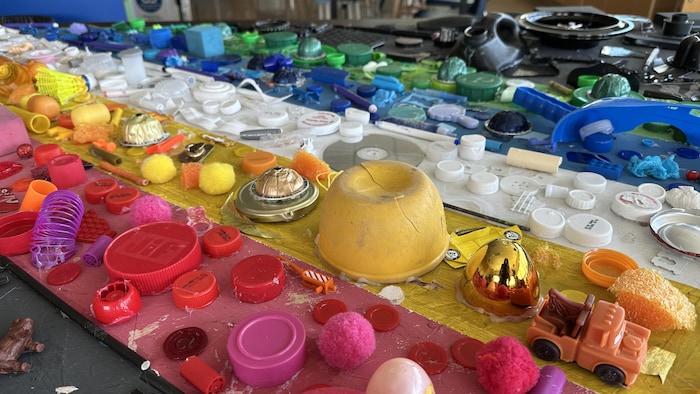 Des matériaux recyclés.