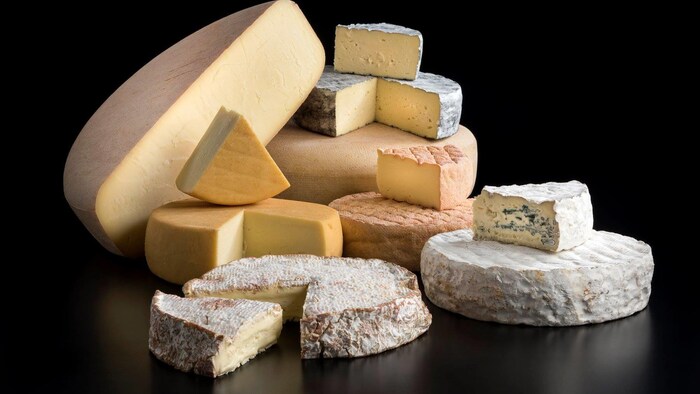 Les différents fromages proposés par la fromagerie de l'Isle-aux-Grues.