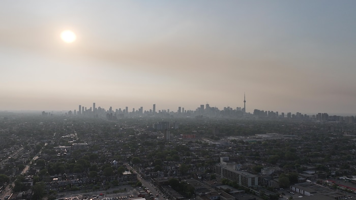 Panorama du centre-ville de Toronto.