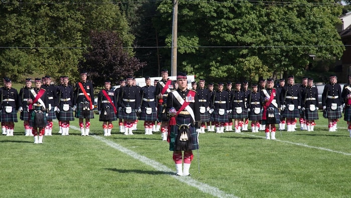 The Royal Highland Fusiliers of Canada celebrated their 150th anniversary at Galt Collegiate Institute and Vocational School in Cambridge, Ont., in September 2016.
