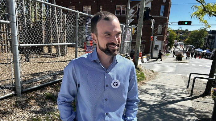 Gabriel Pallotta, candidat péquiste dans Sherbrooke.