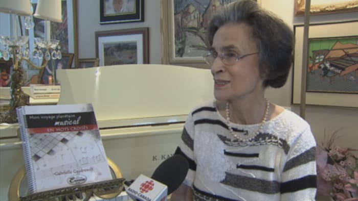 Gabrielle Gaudreault en entrevue.