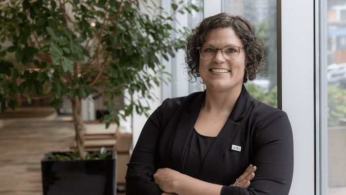 Portrait de Gabrielle Lemieux, présidente de l'AEFO.