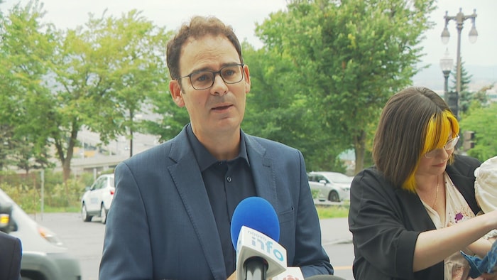 Etienne Grandmont, député de Québec solidaire dans la circonscription de Taschereau
