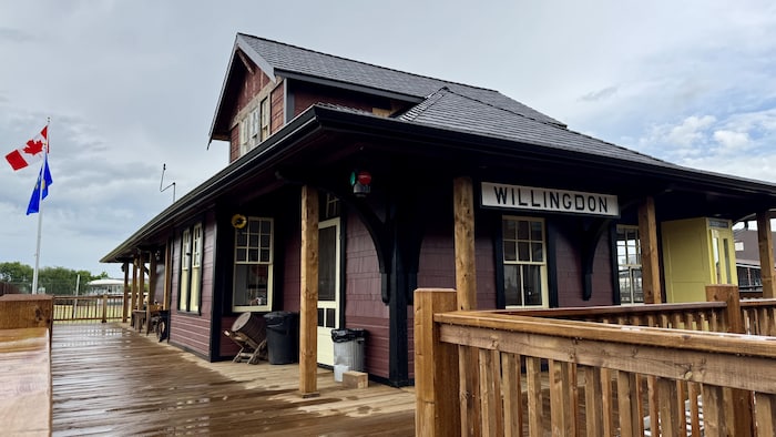 La gare de Willingdon au Musée de Saint-Paul (le 19 juin 2025).