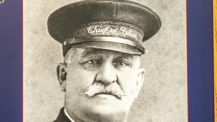 George Gunyou, premier chef de police de Sudbury.