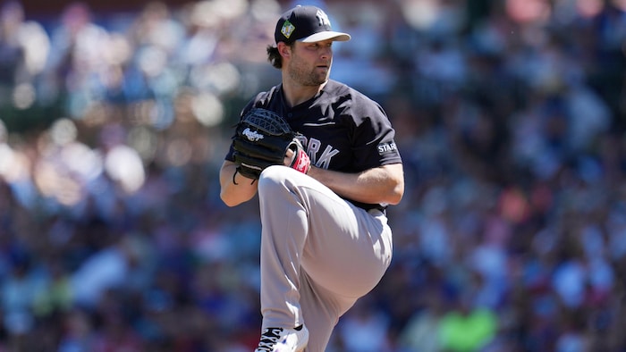 Gerrit Cole sur le monticule.