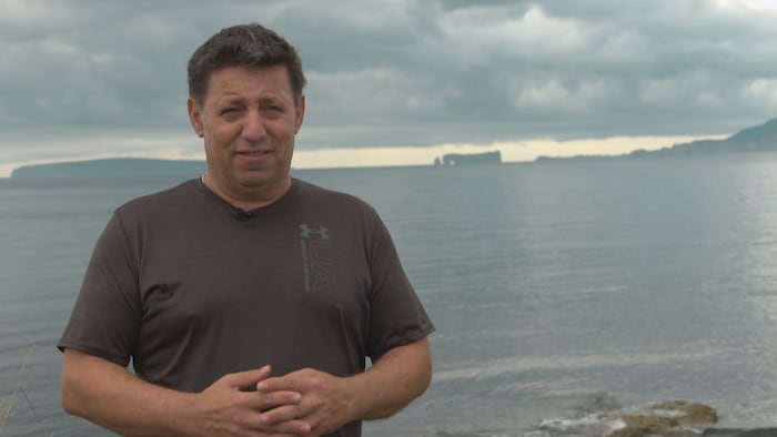 Ghislain Collin, homardier et président du regroupement des pêcheurs pélagiques du sud de la Gaspésie.