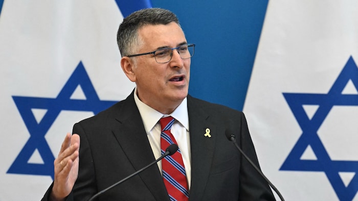 Gideon Sa'ar, ministre israélien des Affaires étrangères.