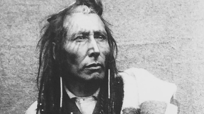 El gran jefe indígena cree Poundmaker.