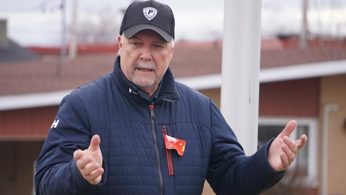 Le maire de Bonaventure, Pierre Gagnon