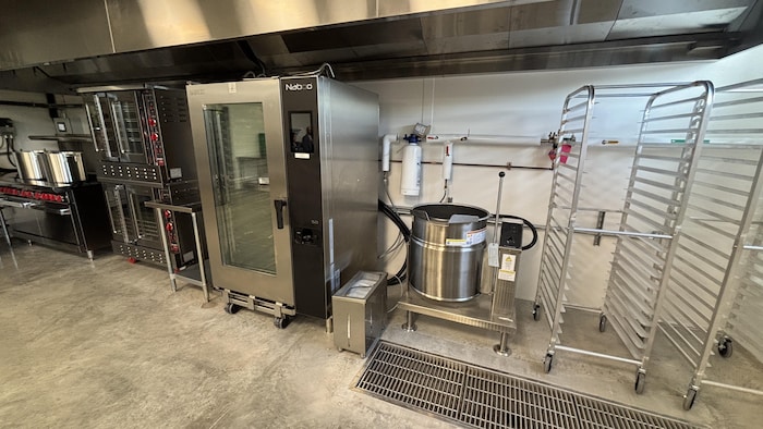 Une cuisine pour transformer des aliments.