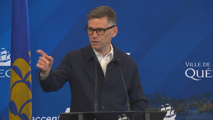 Bruno Marchand, maire de la Ville de Québec.