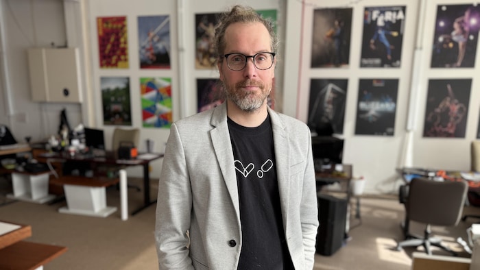 Portrait d'un homme.