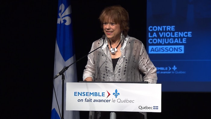 La ministre responsable de l’Enseignement supérieur et de la Condition féminine Hélène David