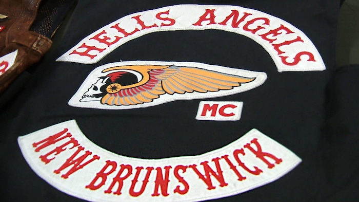 Veste aux couleurs des Hells Angels du Nouveau-Brunswick.