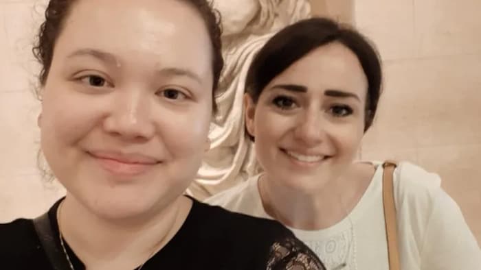 Holly Rockbrune, left, and Jenna Parkes run Jolie.tte, an Instagram-based store that sells vintage and antique French items. Monday's Facebook and Instagram outage dealt a serious blow to the business, which couldn't reach any of its customers.