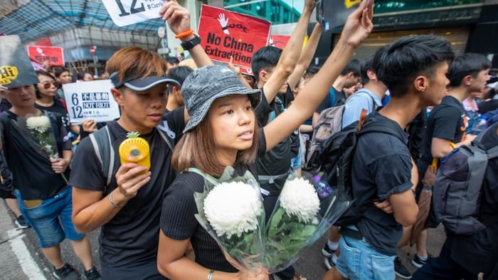 Two million people marched in Hong Kong in June 2019 to protest against plans to allow China’s legal system to put Hong Kongers on trial in the mainland. (Saša Petricic/CBC)