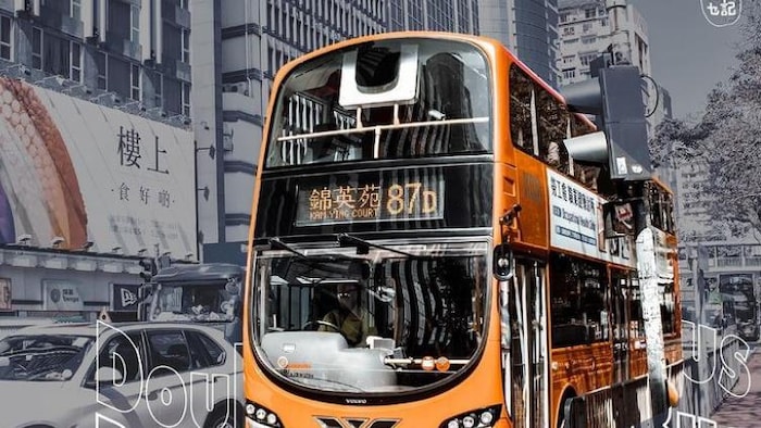 香港双层巴士，来自“乜记”instagram频道。