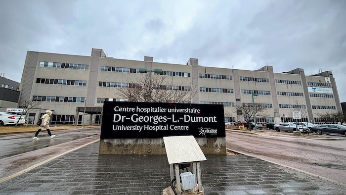 Le centre hospitalier universitaire Dr. Georges-L.-Dumont à Moncton.