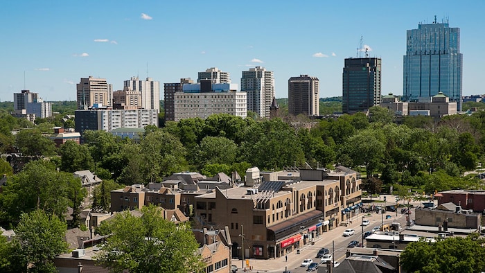 Panorama de London, en Ontario.