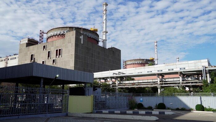 Une vue générale de la centrale nucléaire de Zaporijia.