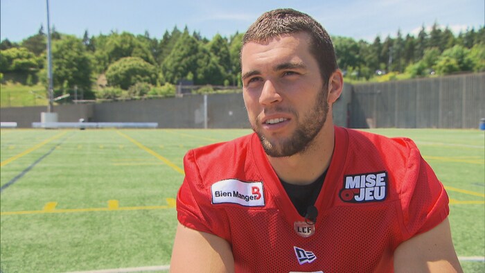 Hugo Richard prêt pour la prochaine étape avec les Alouettes | Radio-Canada