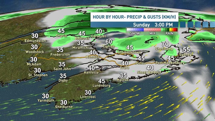 Weather graphics.