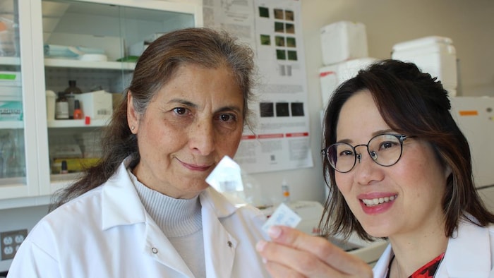 Les professeures Maryam Tabrizian et Nicole Li-Jessen.