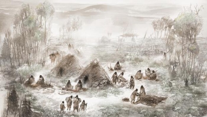 Illustration d'un peuplement ancien en Alaska