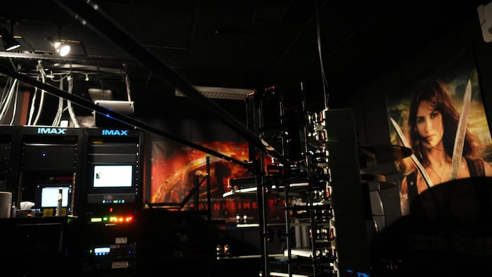 Une copie IMAX 70 mm du film « L’Odyssée » de Christopher Nolan est projetée à des spectateurs à Prague, en République tchèque, le lundi 27 juillet 2026.