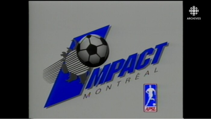 Inscription Impact avec ballon de soccer.