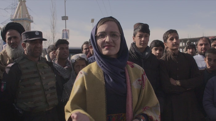 Une image du film, avec Zarifa Ghafari.