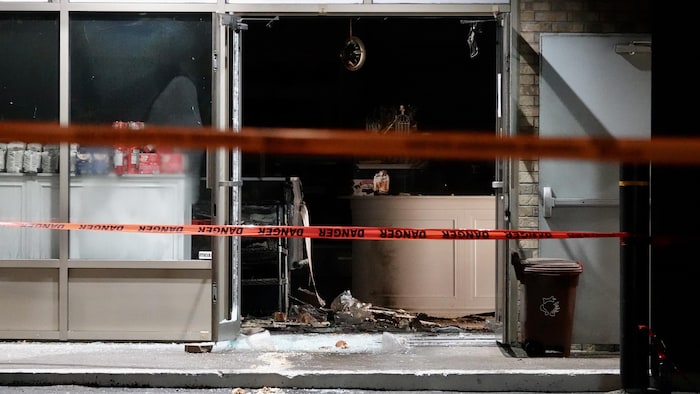 Pâtisserie cible d'un incendie criminel à LaSalle.