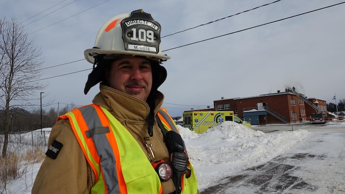 Le chef des pompiers de Carleton-sur-Mer, Marc Côté.