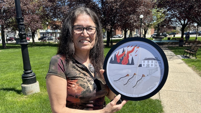 Pauline Young, artiste autochtone. 