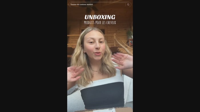 Un extrait d'une vidéo de «unboxing».