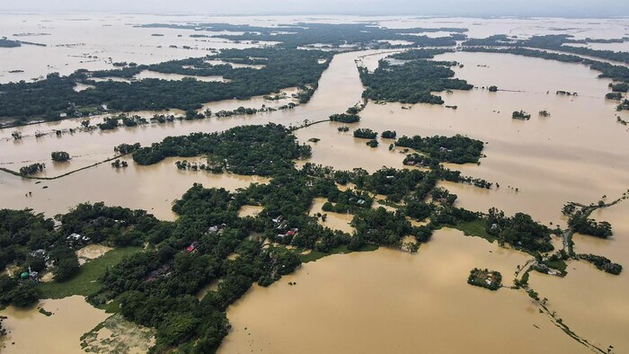 Inde et Bangladesh : des inondations majeures font une soixantaine de ...