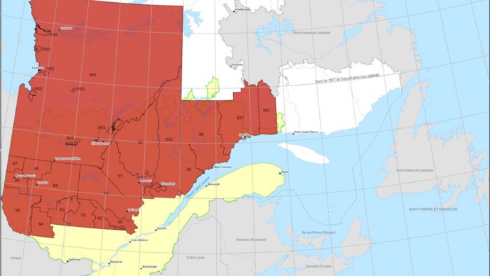 Une interdiction de se rendre en forêt a été émise pour la région de l'Abitibi-Témiscamingue.