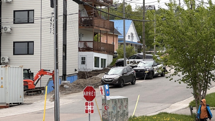 Une rue de Saguenay.