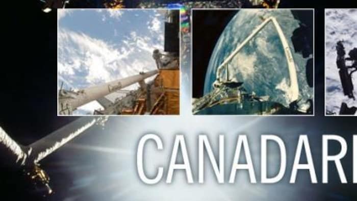 أربع صور مختلفة لـ’’كندارم‘‘، الذراع الكندية الآلية للمحطة الفضائية الدولية.
