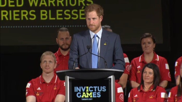 Prince Harry spoke at a We Day Toronto event in September 2017 during a week-long visit to Canada to attend the Invictus Games.