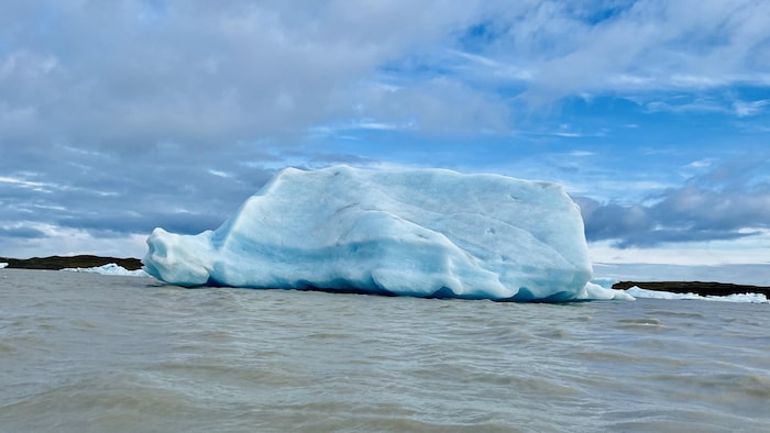 Des icebergs sur le lagon glaciaire Fjallsarlon.