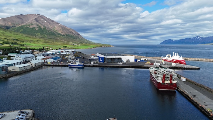 Le port de Dalvik, en Islande.