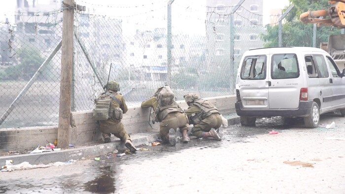 Des soldats israéliens dans la bande de Gaza.