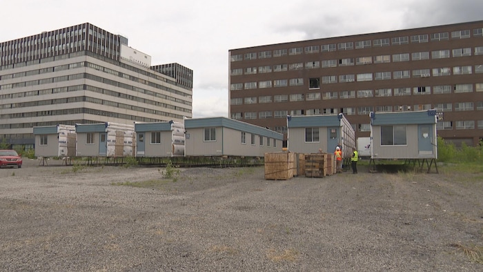 Accommodation seen from the outside.