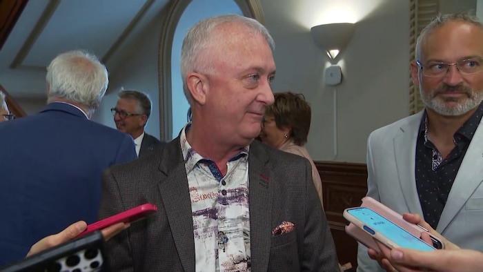 Jaclin Bégin en entrevue à Québec.